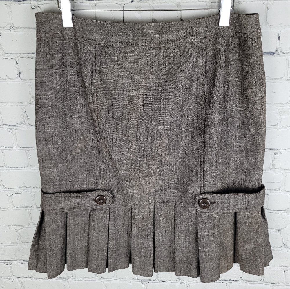 AGB | pleated side zip skirt - Picture 3 of 5